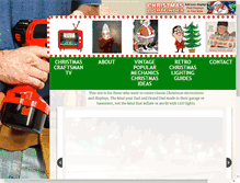 Tablet Screenshot of christmascraftsman.com